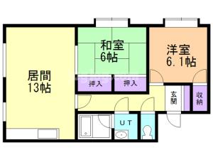 ぐりーんこーぽの間取り