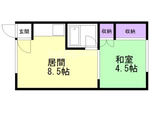 コーポ８８の間取り