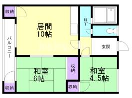 後藤マンションの間取り