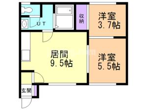 エクセル８７の間取り