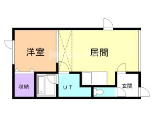 グランカーサ昭和北の間取り