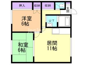クリスタルマンションの間取り
