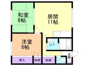 クリスタルマンションの間取り