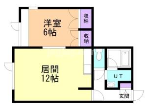 サンハイム春日Ⅱの間取り