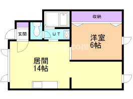 コーポ高田１０３の間取り