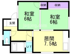 スノーハイツ斉藤の間取り