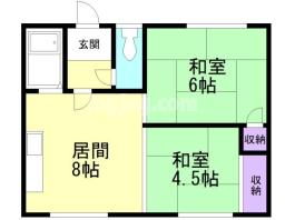 フラワーハイツの間取り