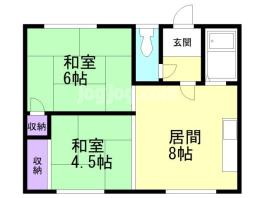 フラワーハイツの間取り
