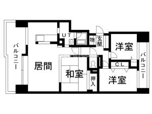 パシフィック浪花参番館の間取り