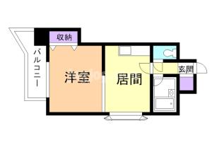 ノースコートサンスイの間取り