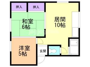 ハイツ藤本Ⅱの間取り