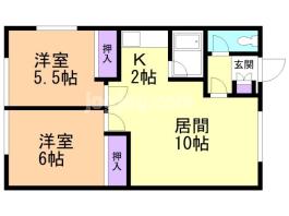 ロジュマンジャンティの間取り