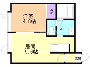 コーポＬＵＮＡ文京台の間取り