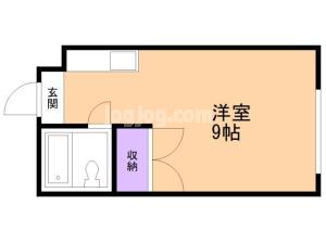 フレッシュスプリングＡの間取り