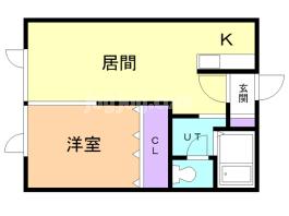 緑が丘ハウスの間取り