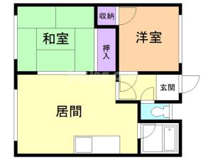 サンリバー岩見沢の間取り