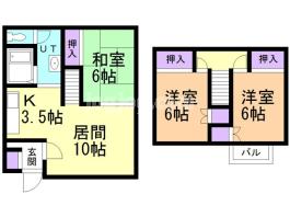 カーサ栄の間取り