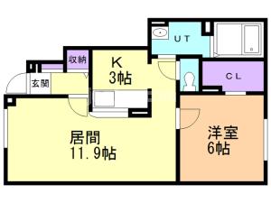 カモミールＢの間取り