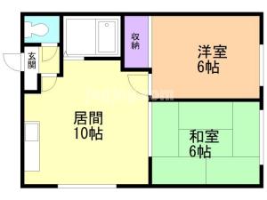 クドウハイツⅠの間取り