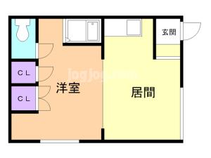 スタジアムゾーンの間取り