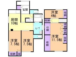 日の出北３（１１）戸建の間取り