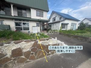 北２条西（１－４）貸家の庭