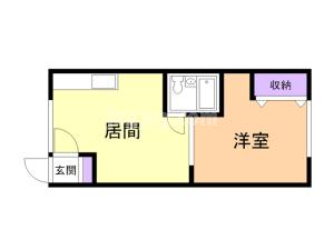 ハイム山崎の間取り