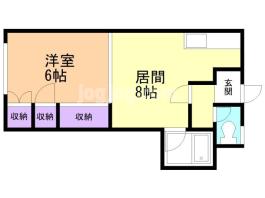 中央マンションの間取り