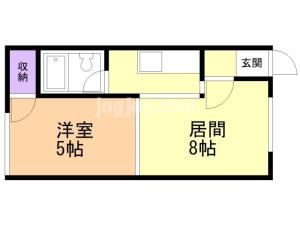 ハイツ大橋の間取り