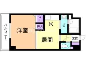 ８条ビルの間取り