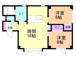 エポック神楽の間取り