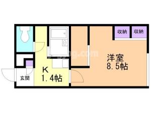 レオパレスＣｈａｍｏｎｉｘの間取り