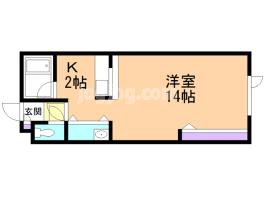 パセオ常盤Ｃの間取り