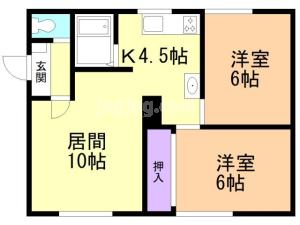村田借家の間取り