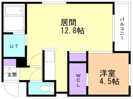 ＪＡＤＥ円山の間取り