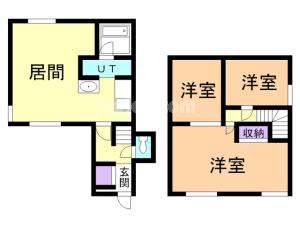 住吉マンションの間取り