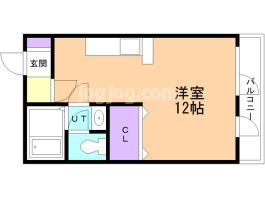 ノースビラ深堀Ⅰの間取り