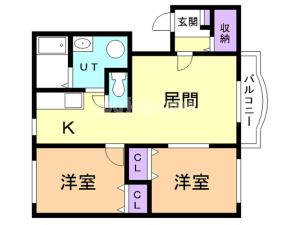グリーンヒルズの間取り