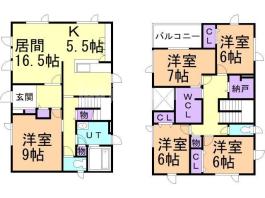 貸家（４－１）の間取り