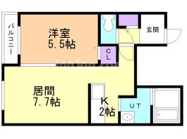 Ｃｉｔｙ　Ｒｅｓｉｄｅｎｃｅ発寒の間取り