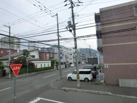 平安マンションのバルコニー