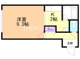 エステラ二十四軒Ａ館の間取り