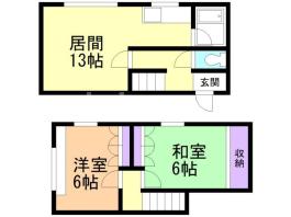 貸家（３－１１）の間取り