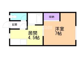 金子アパートの間取り