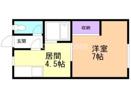 金子アパートの間取り