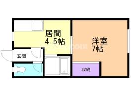金子アパートの間取り