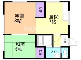 金子アパートの間取り