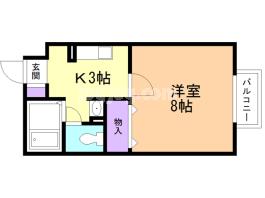 モナリエ勝田の間取り