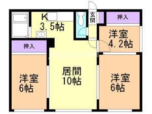 コーポ山口西４条の間取り