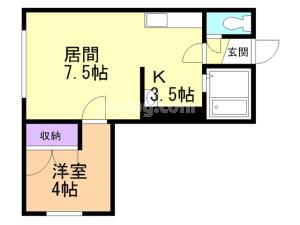 第二恒陽マンションの間取り